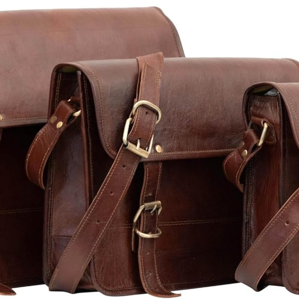 Messenger Bag Crossbody Bags Satchel Bag for Men and Women Unisex - Picture 3 of 8